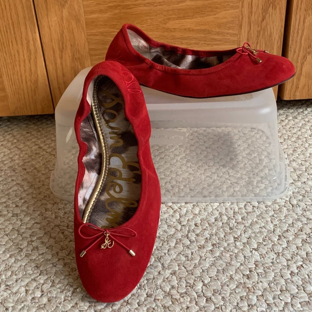 SAM EDELMAN - Felicia Velvet Ballet Flat - Excellent Condition